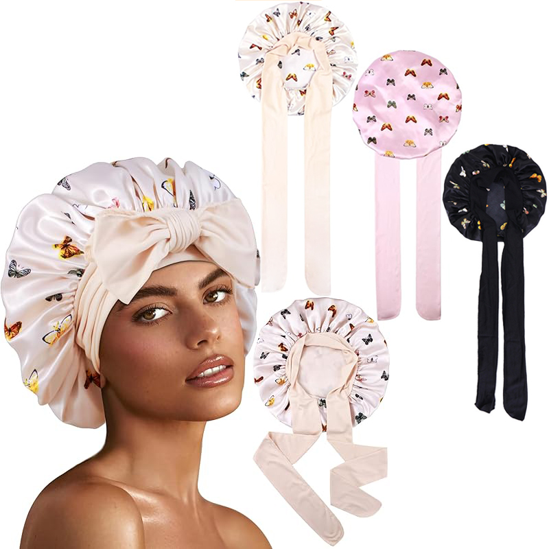 Satin Hair Bonnet - Nuovo Cappello da Notte in Raso