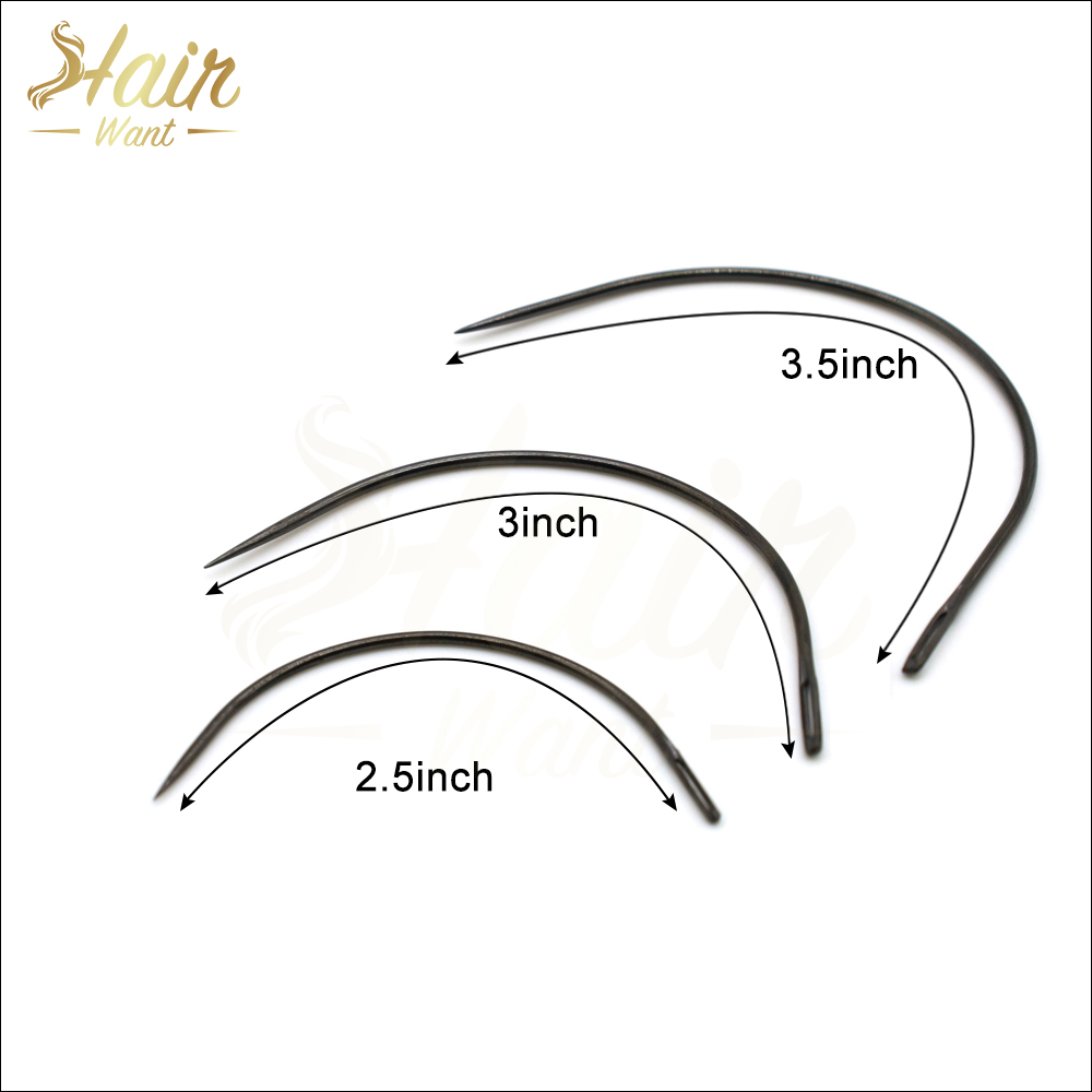 Feather Hair Extension - Hair Want 10 Pezzi Aghi Curvi