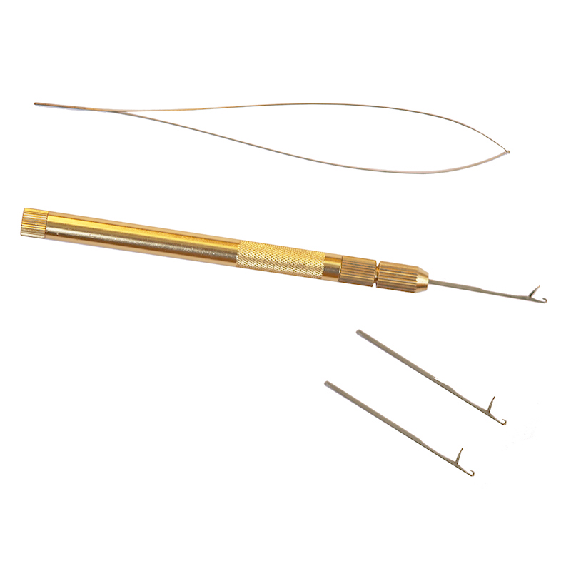 Feather Hair Extension - Kit 4 in 1 in alluminio