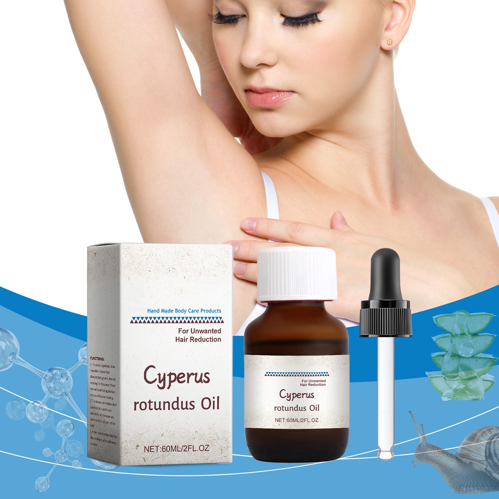 House Hair Care - 60ml Cyperus Rotundus Olio per la
