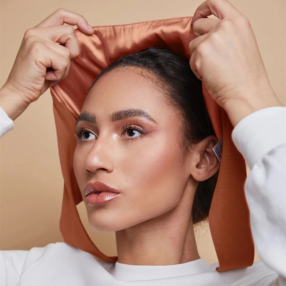 Satin Hair Bonnet - Berretto Hijab in raso modale Islam