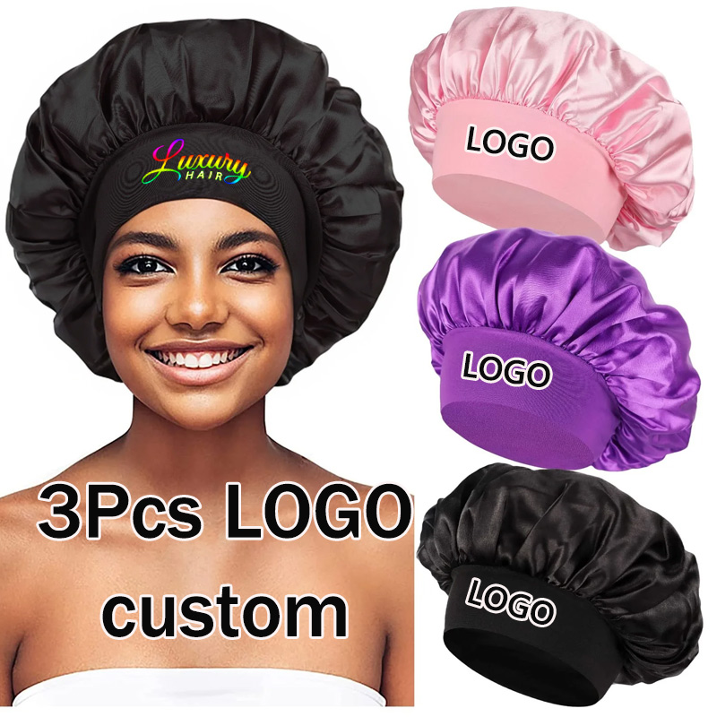 Satin Hair Bonnet - Cuffie in raso di seta con