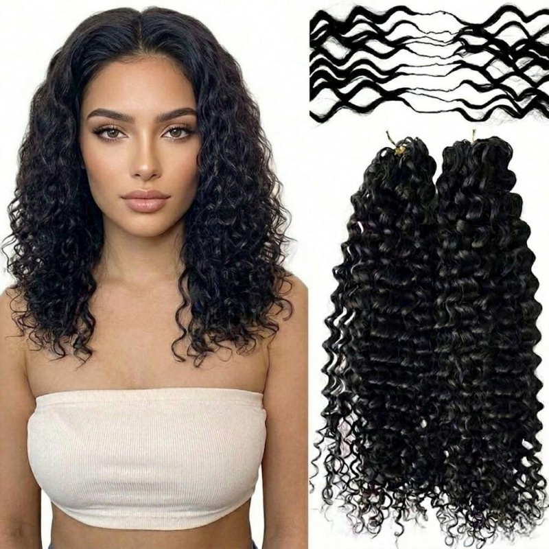 Feather Hair Extension - Extension per capelli a onda d'acqua