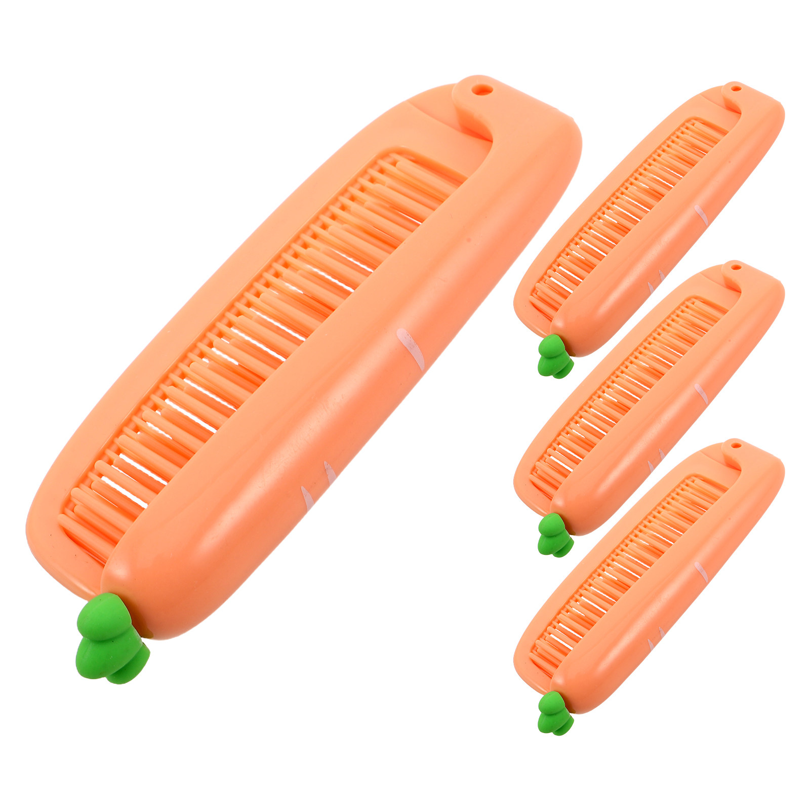 4 pezzi di pettini pieghevoli  - Hair Care Orange recensione e prezzo