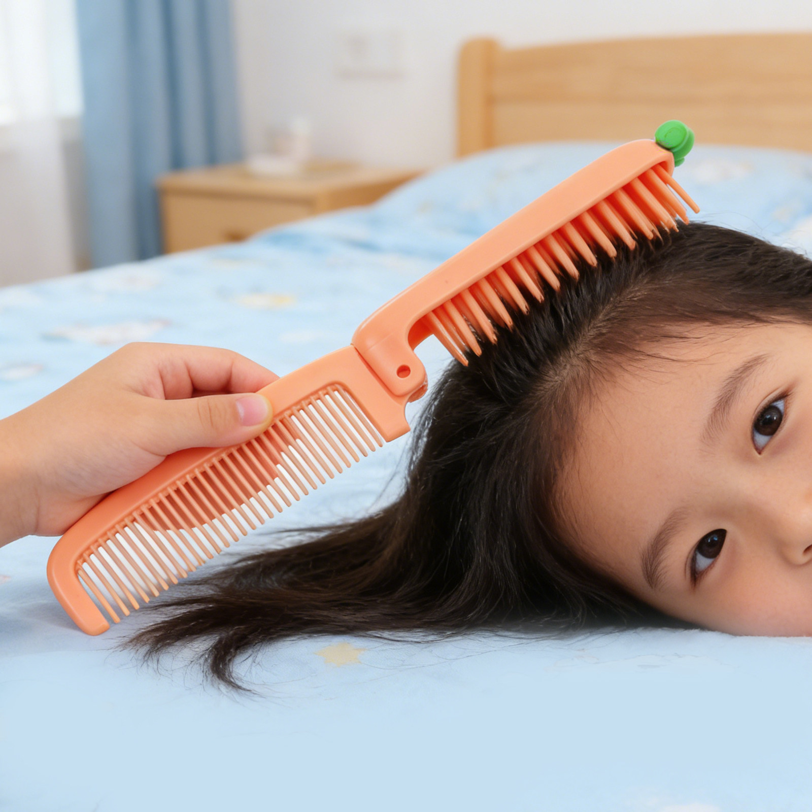 4 pezzi di pettini pieghevoli  - Hair Care Orange recensione e prezzo