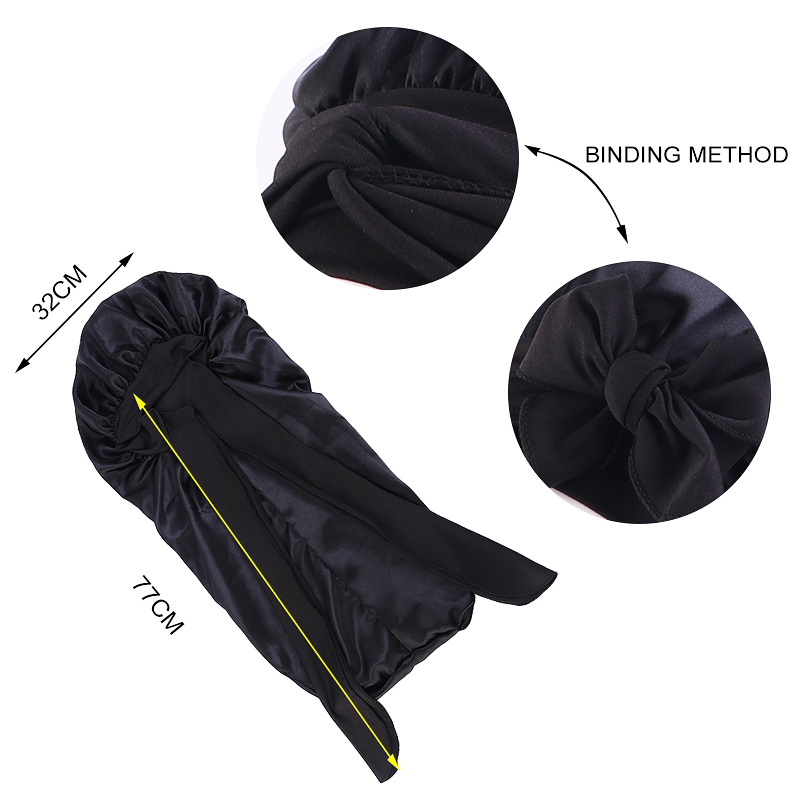 Cofano a treccia con fiocco in - Satin Hair Bonnet recensione e prezzo