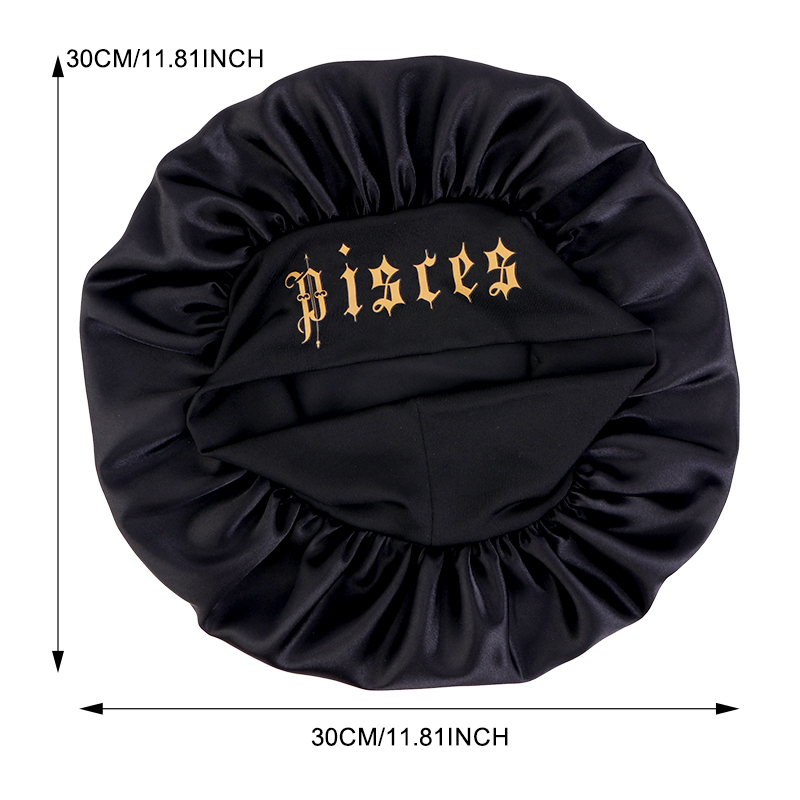Nuovo 12 Zodiaco Tinta unita C - Satin Hair Bonnet recensione e prezzo