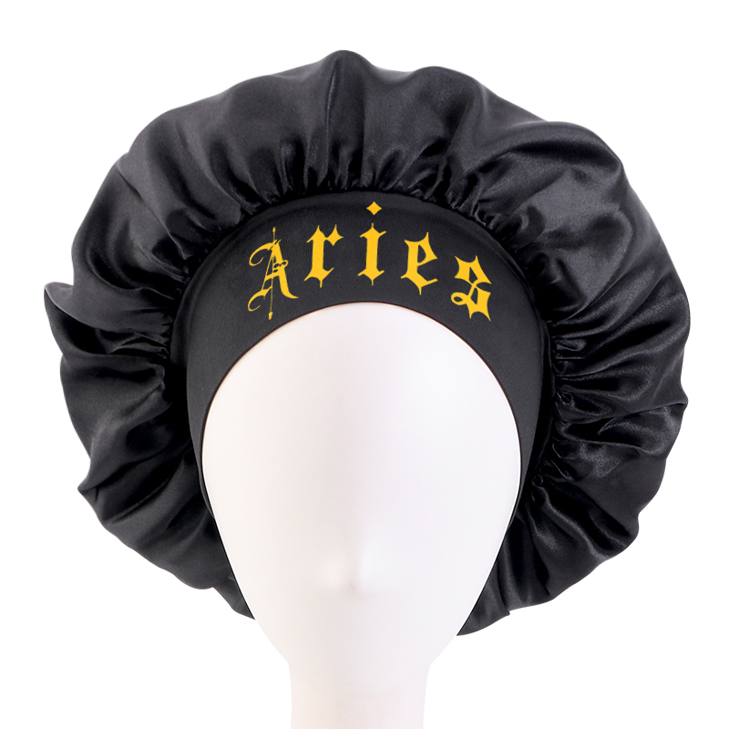 Nuovo 12 Zodiaco Tinta unita C - Satin Hair Bonnet recensione e prezzo
