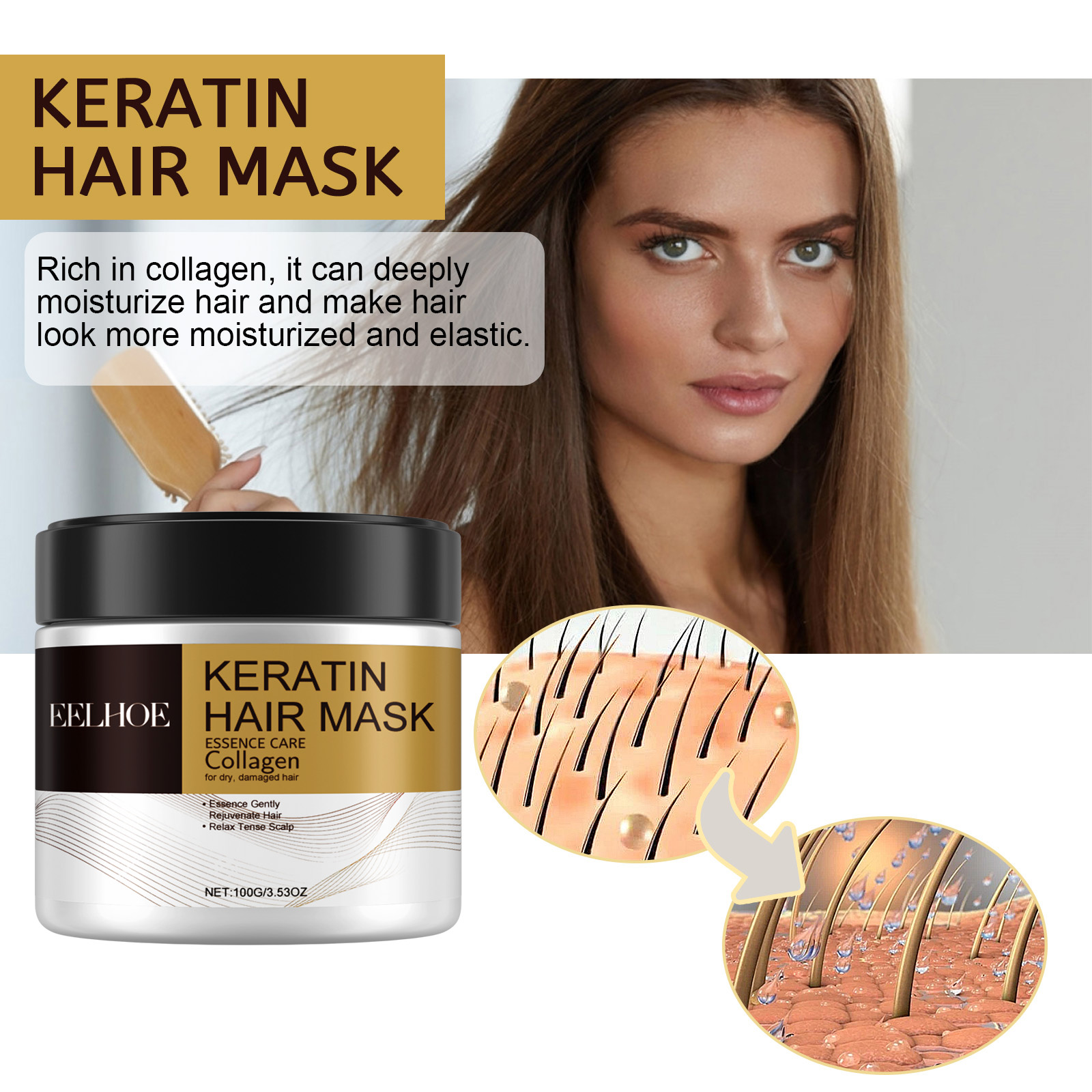 Cura della cheratina Maschera  - Hair Care Orange recensione e prezzo