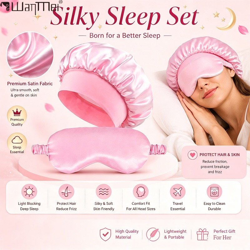    Set Maschera per Occhi in  - Satin Hair Bonnet recensione e prezzo