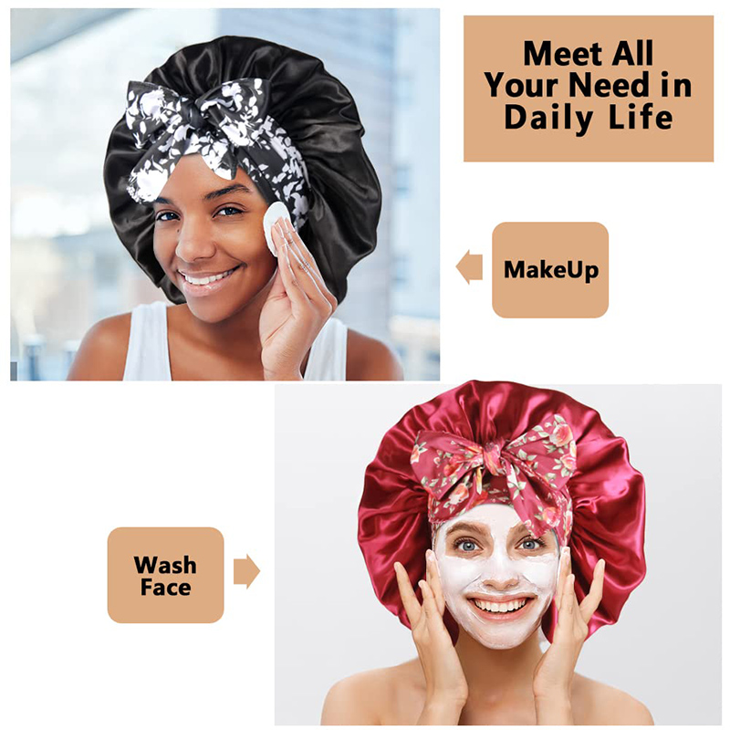 2 PZ/LOTTO Boho Stampato Fasci - Satin Hair Bonnet recensione e prezzo