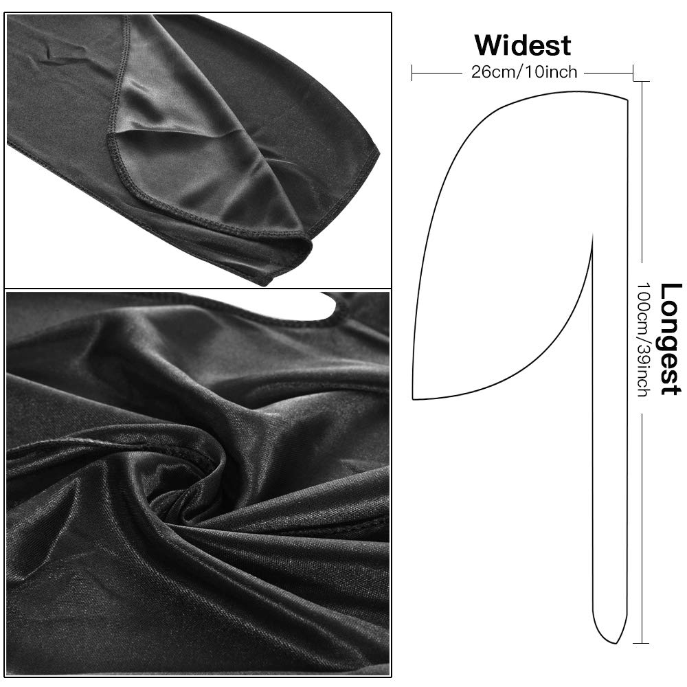 Durag Nero in Raso Setoso con  - Satin Hair Bonnet recensione e prezzo