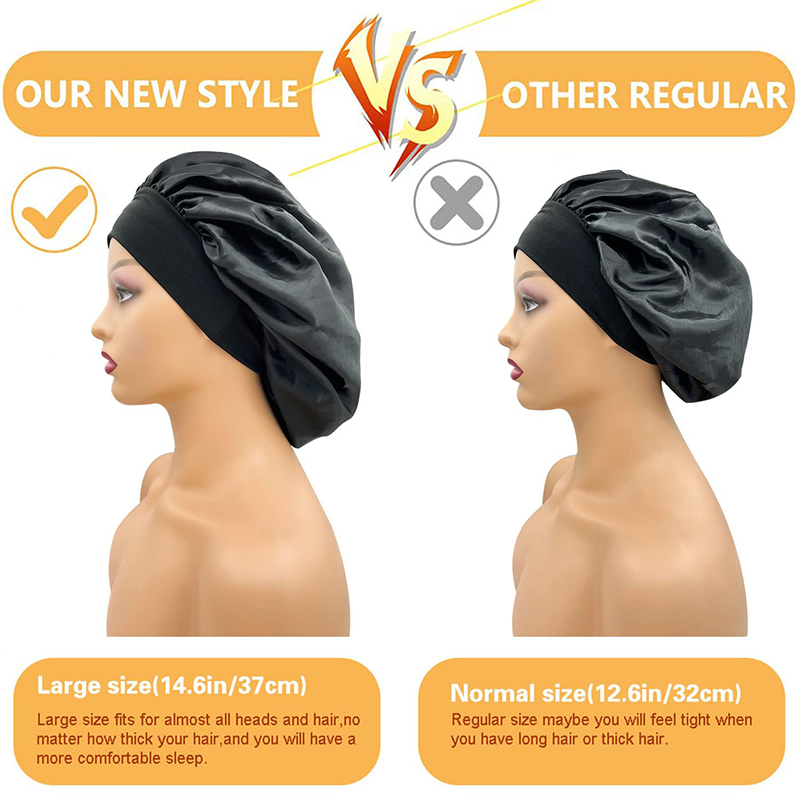 2 PZ/LOTTO Cofani In Raso Soli - Satin Hair Bonnet recensione e prezzo
