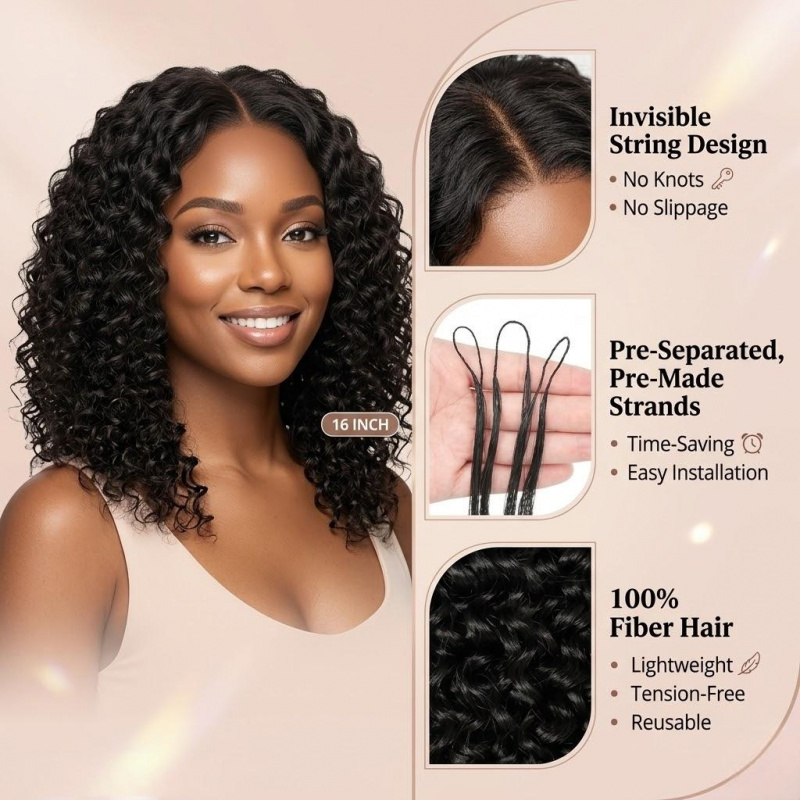 Extension per capelli a onda d - Feather Hair Extension recensione e prezzo
